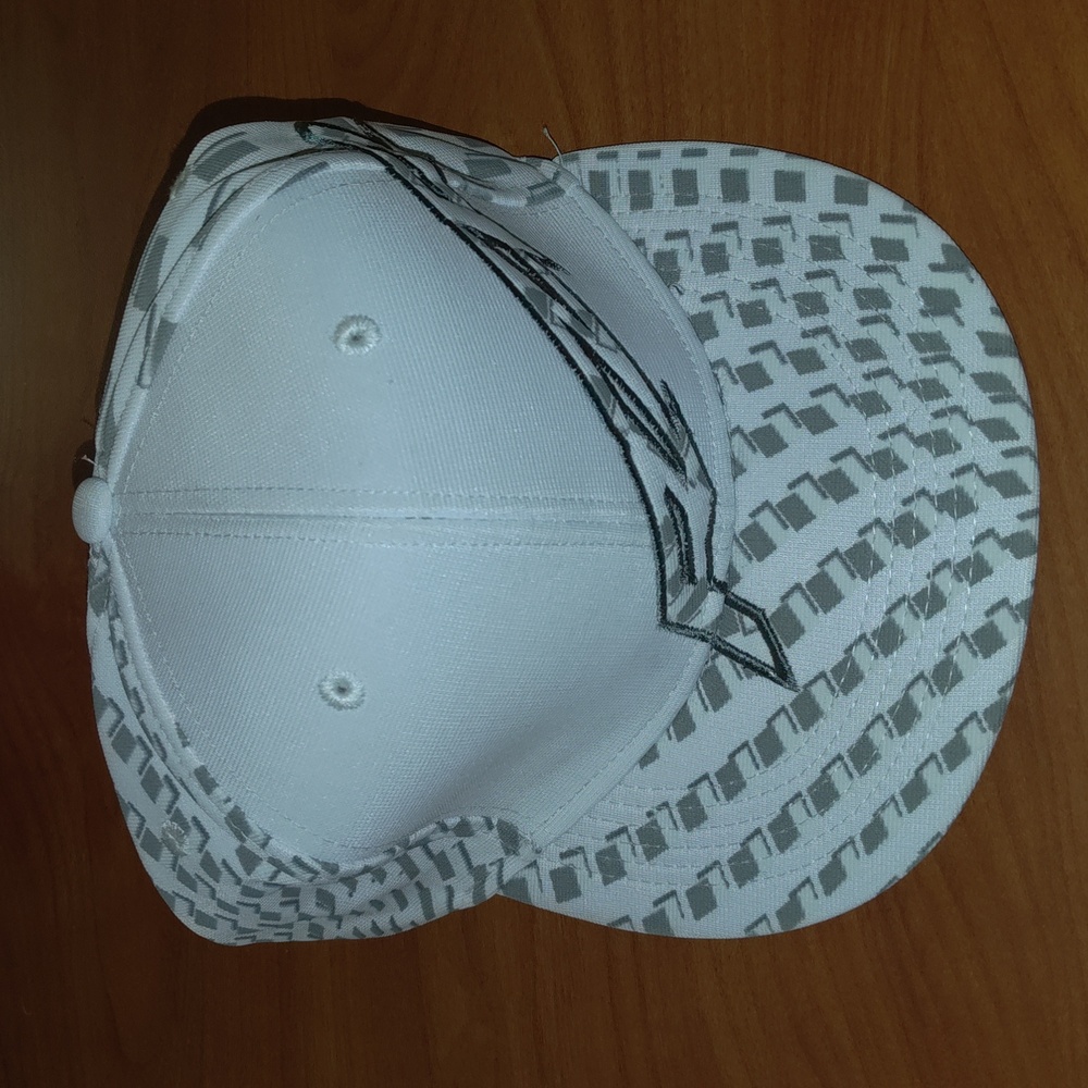 POLARIS RZR Tellico White Flat Brimmed  Flexfit Fitted Cap L/XL